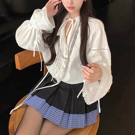 【即納品💖sサイズ】レイヤードプリーツグレースカート　1297