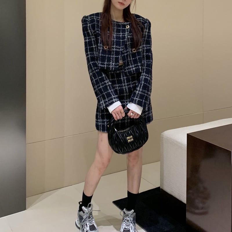 レトロチェックセットアップ 0618 | Dolly レトロチェックセットアップ 0618 | Dolly