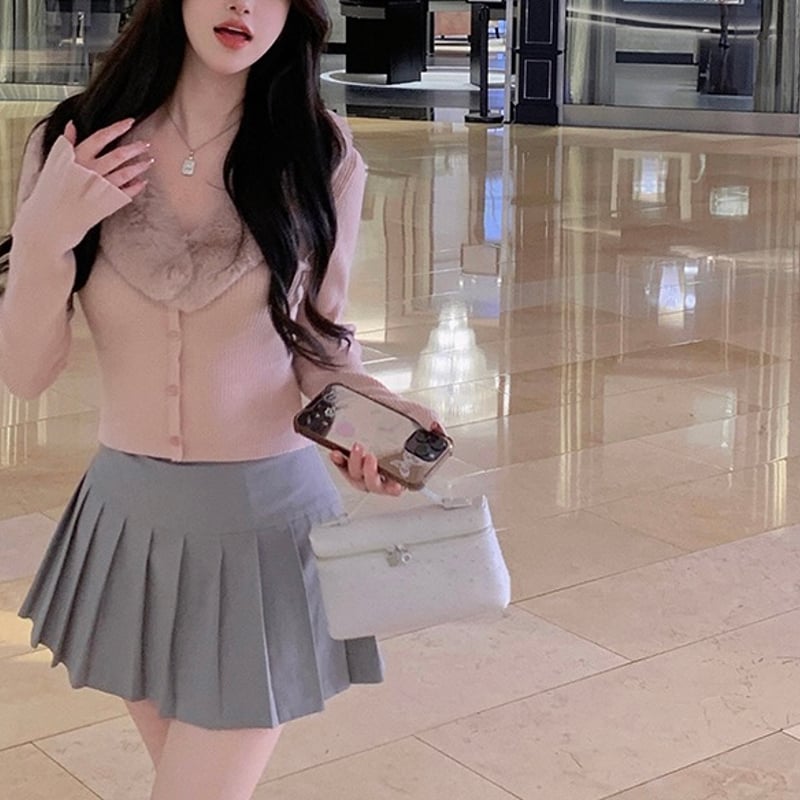 ネックファーニットトップス 0769 | Dolly ネックファーニットトップス 0769 | Dolly