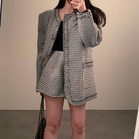 エレガントツイードセットアップ　1002