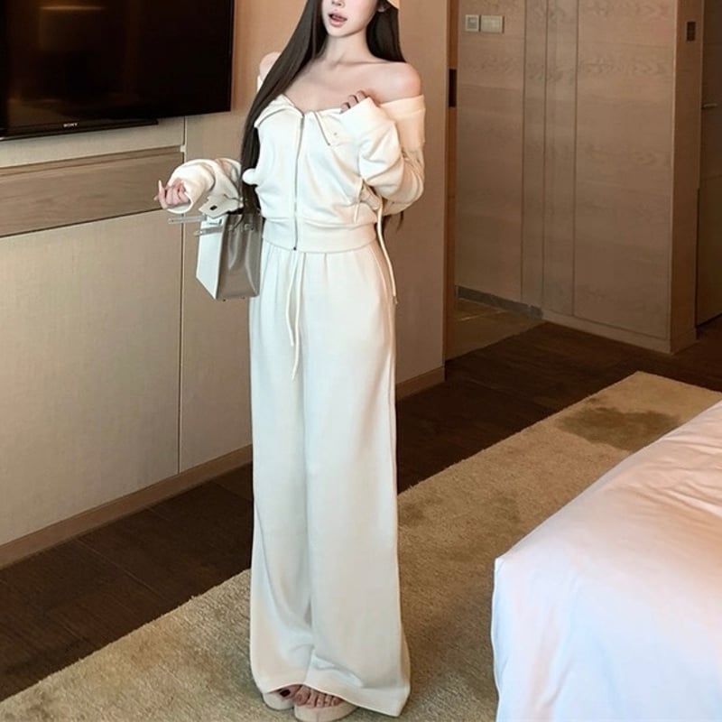 メルトオフショルカジュアルセットアップ 1267 | Dolly