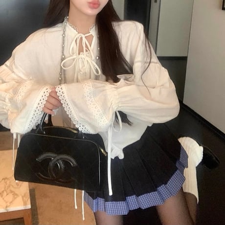 【即納品💖sサイズ】レイヤードプリーツグレースカート　1297