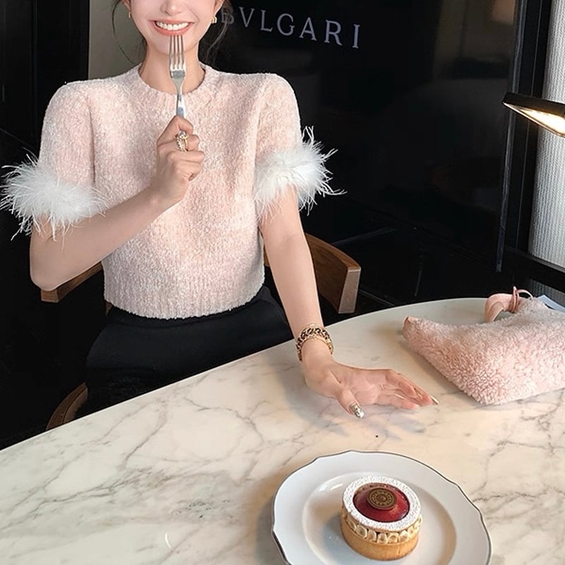 フェミニンファーニットトップス 1248 | Dolly