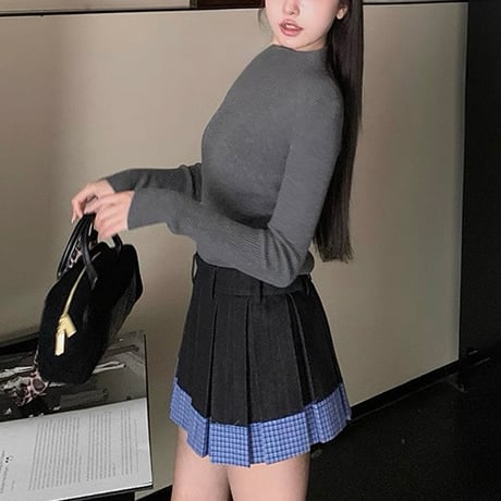 【即納品💖sサイズ】レイヤードプリーツグレースカート　1297