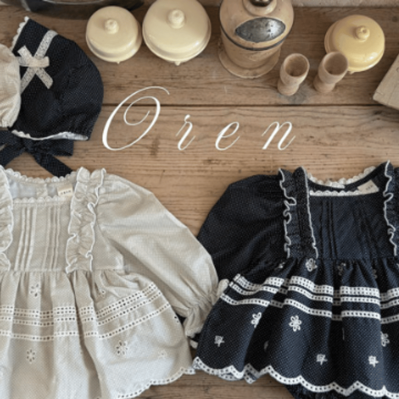 き*う様 Oren hibyebebe ドレス　ロンパース OREN 旧hibyebebe ロンパース - メルカリ
