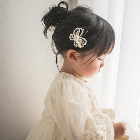 Butterfly Pearl Pin