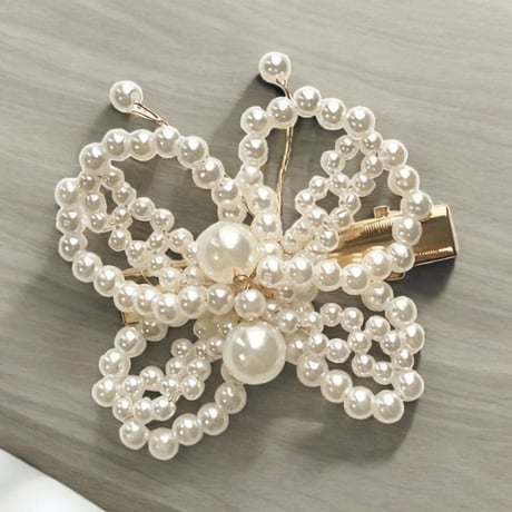 Butterfly Pearl Pin