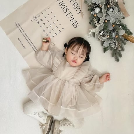 即納　Agnes Organza rompers
