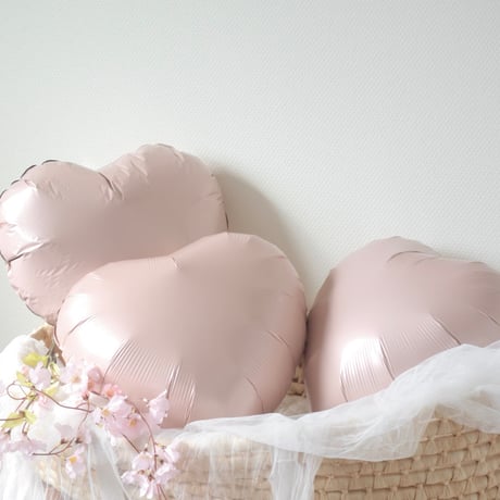 pink heart balloon 3set(ピンクハートバルーン3個セット)