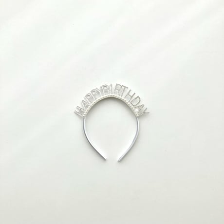 Happybirthday pearl kachūsha(ハッピーバースデーパールカチューシャ)