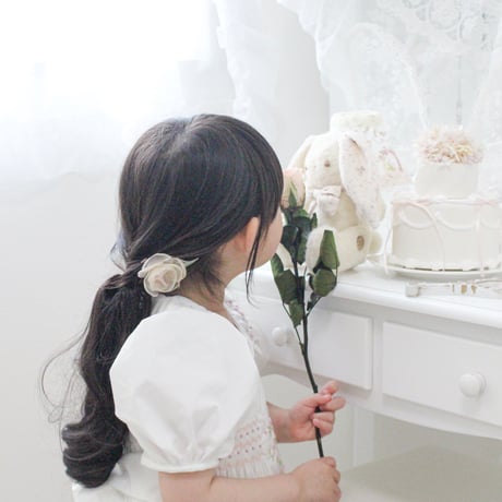 une rose pin