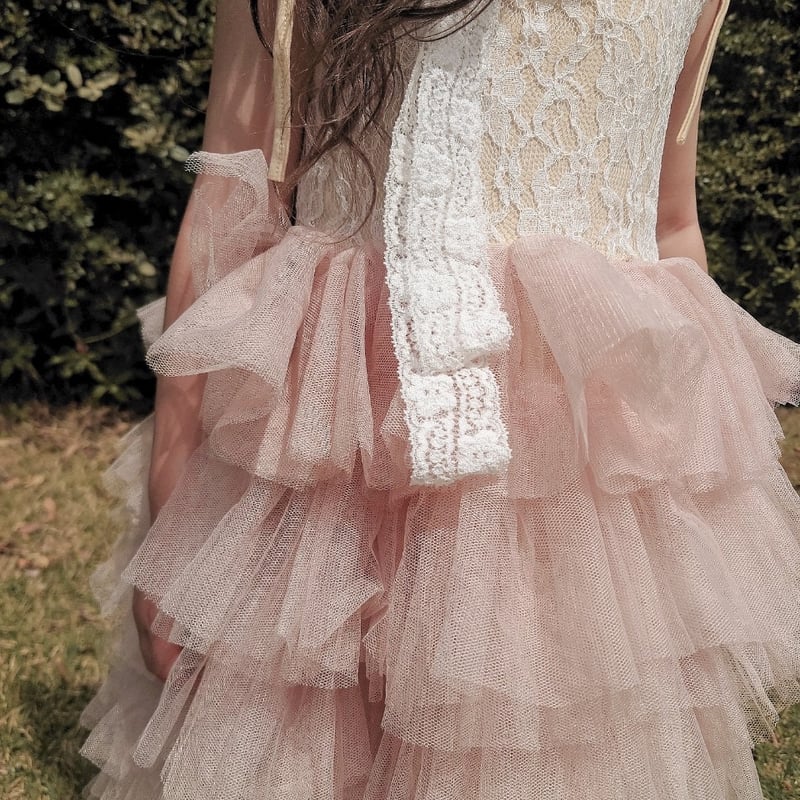 vintage dress pink ビンテージ ドレス ピンク
