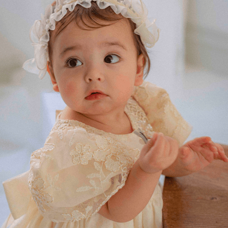 【即納】　　Shiny Organza Pleated Hairddress