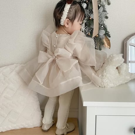 即納　Agnes Organza rompers