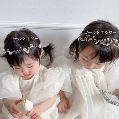 Gold  flower decoration headdress