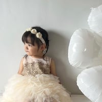 Champagne gold tutu dress(シャンパンゴールドチュチュドレス)