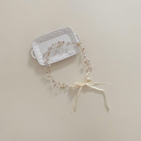 Gold  flower decoration headdress