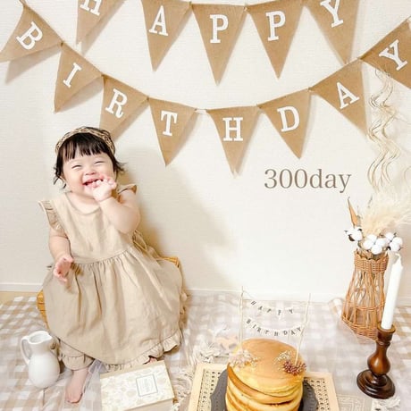 Triangle Happy Birthday  garland