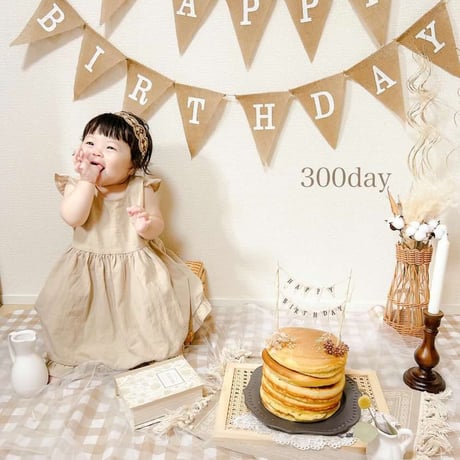 Triangle Happy Birthday  garland