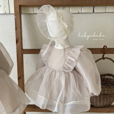 即納　Agnes Organza rompers