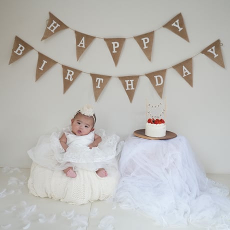 Triangle Happy Birthday  garland