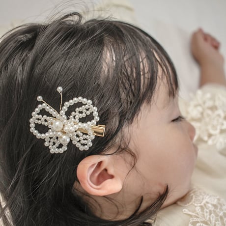 Butterfly Pearl Pin