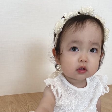 Flower lace hair band