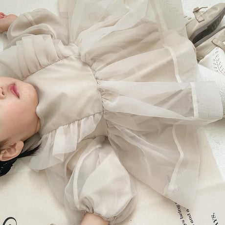 即納　Agnes Organza rompers