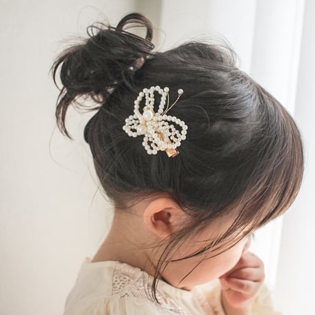 Butterfly Pearl Pin