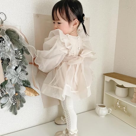 即納　Agnes Organza rompers