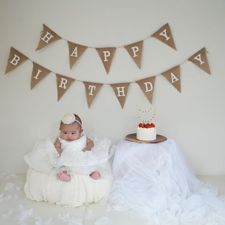 Triangle Happy Birthday  garland