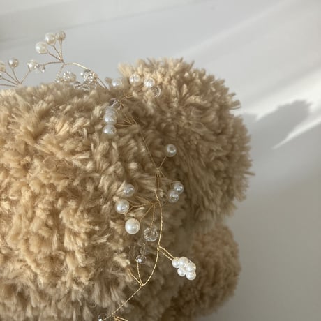 Pearl decoration head dress(パールデコレーションヘッドドレス)