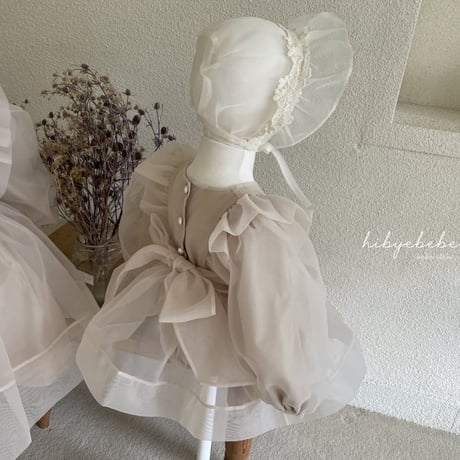 即納　Agnes Organza rompers
