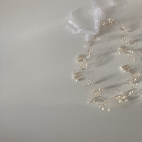 Pearl decoration head dress(パールデコレーションヘッドドレス)
