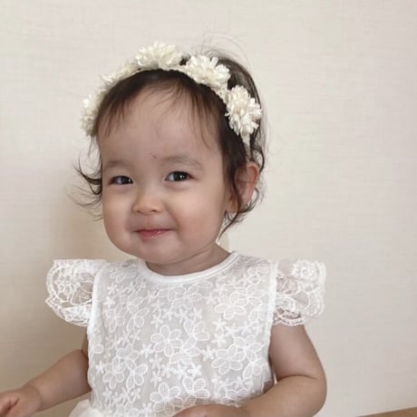 Flower lace hair band