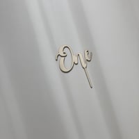 One-year cake topper