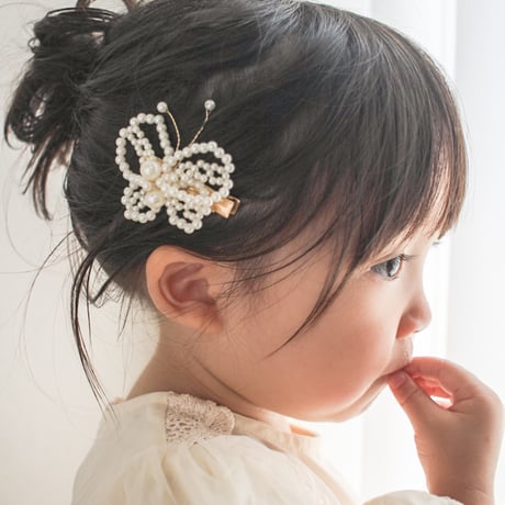Butterfly Pearl Pin