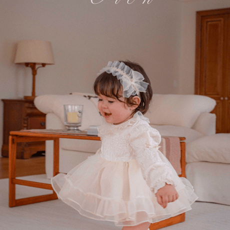 【即納】　　Shiny Organza Pleated Hairddress