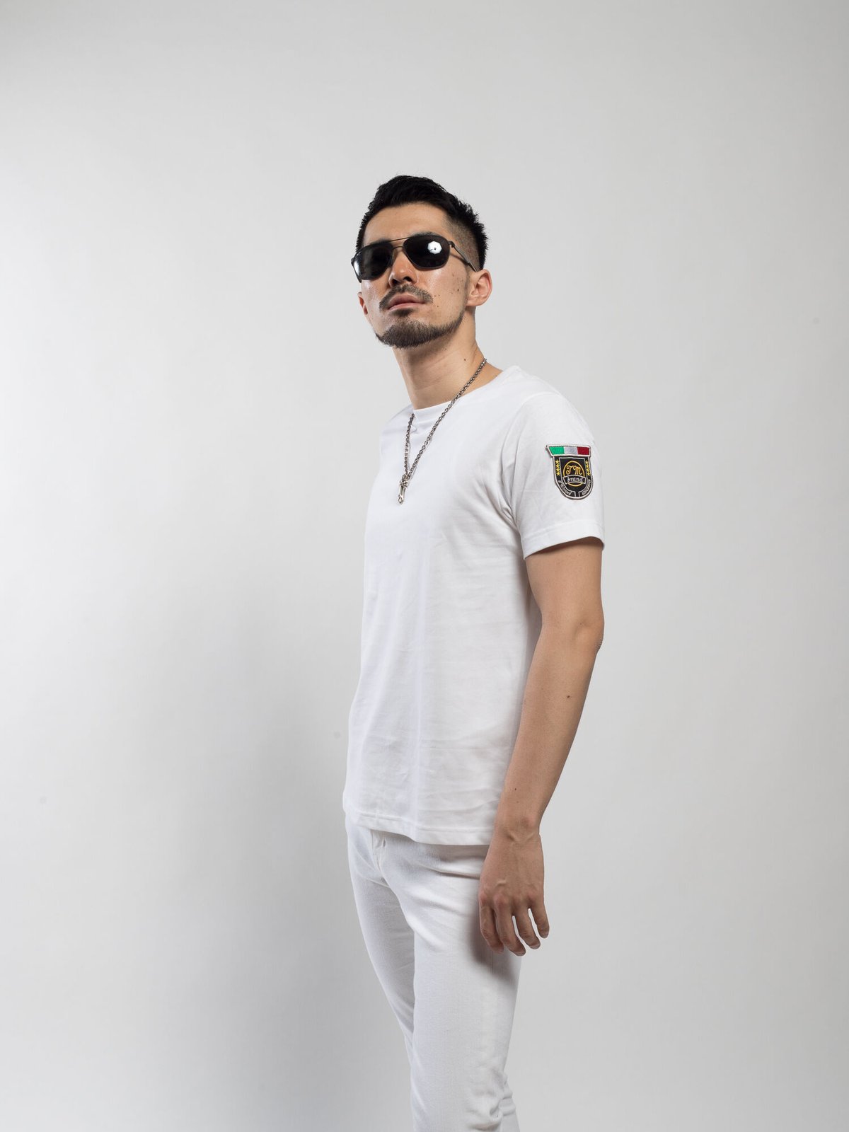 67836 新品タグ付イタリア製Tシャツ白M