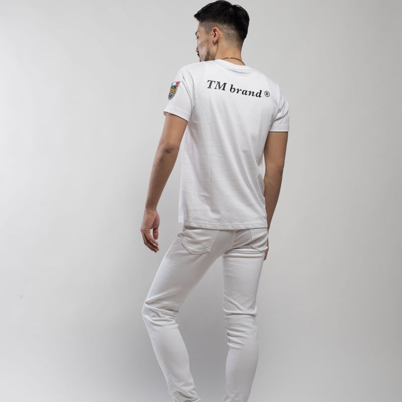 TM brand®︎爽やか&LuxuryTシャツ ホワイトイタリア🇮🇹 | TMbrand®