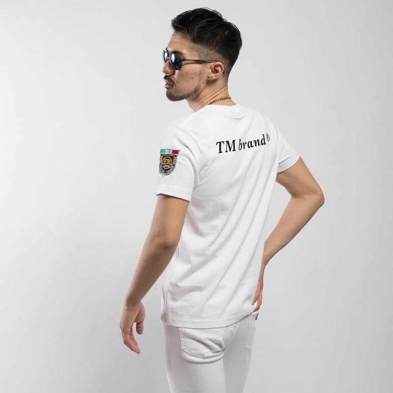 TM brand®︎爽やか&LuxuryTシャツ ホワイトイタリア🇮🇹 | TMbrand®