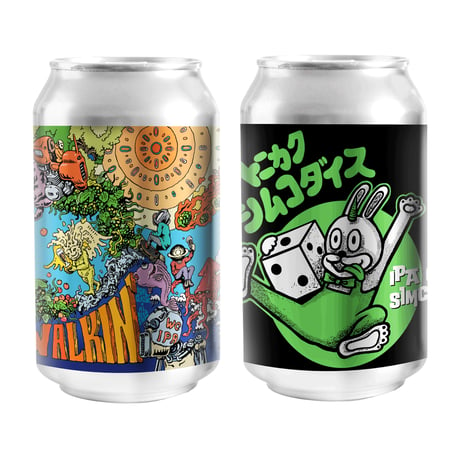 West Coast IPA & IPA　2種MIXED SET　クラフトビール詰合せ　[350ml缶2種6本]