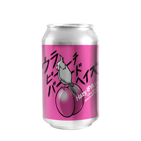 ウラピーチバード ヘイズ　Hazy IPA w/Peach [350ml缶6本]