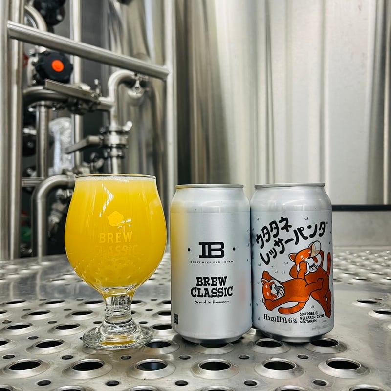 ウタタネ レッサーパンダ Hazy IPA [350ml缶6本] | BREW CLASSIC