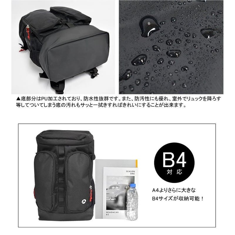 新品 AIR WALK エアウォーク エアーウォーク スクエア 25L リュック