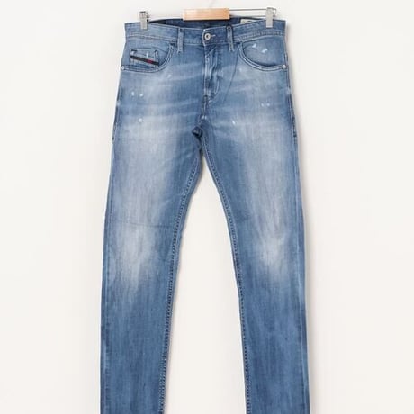 新品 DIESEL ディーゼル THOMMER SLIM SKINNY スリムスキニー ジーパン ストレッチ デニム ダメージ パンツ 081AS 00SWIR W30 W31 W32 W33