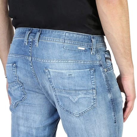 新品 DIESEL ディーゼル THOMMER SLIM SKINNY スリムスキニー ジーパン ストレッチ デニム ダメージ パンツ 081AS 00SWIR W30 W31 W32 W33