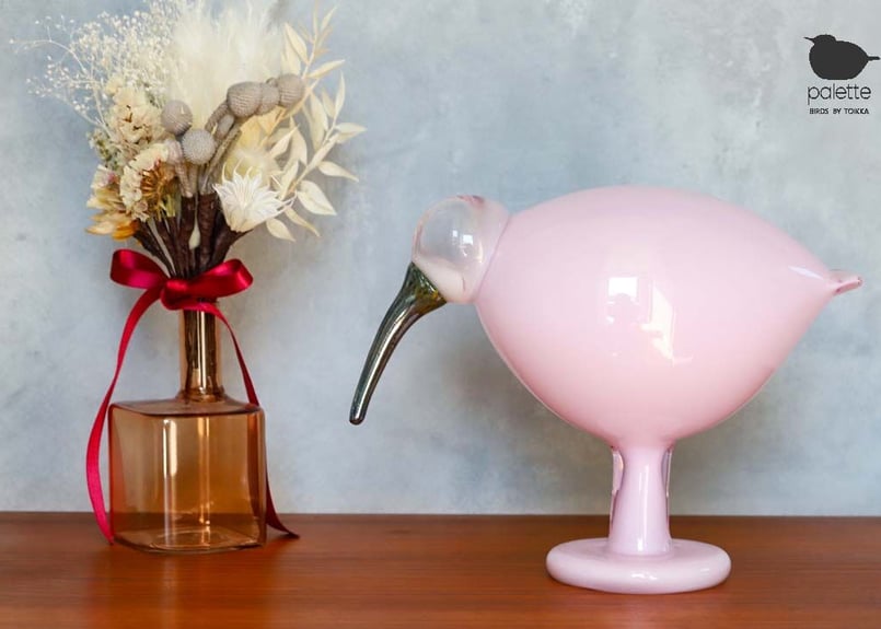 pink ibis | palette ~BIRDS BY TOIKKA~