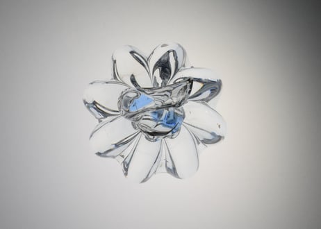G.B.Rパンプキン (ペーパーウエイト)/クリア (ガラス工房hum-pe)