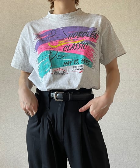 90's made in USA HOBOKEN T-shirt
